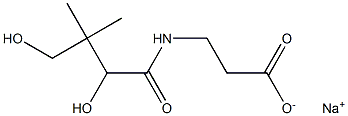 SODIUM D-PANTOTHENATE Structural