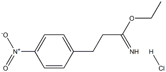 ethyl 2-(4-nitrophenyl)ethanecarboximidate hydrochloride Structural