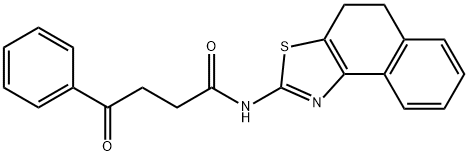 N-(4,5-dihydronaphtho[1,2-d][1,3]thiazol-2-yl)-4-oxo-4-phenylbutanamide Structural