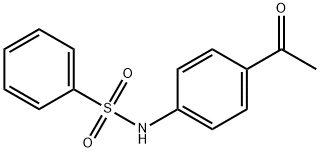 Benzenesulfonamide, N-(4-acetylphenyl)- Structural
