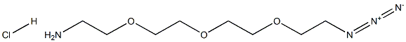 Ethanamine, 2-[2-[2-(2-azidoethoxy)ethoxy]ethoxy]-, monohydrochloride Structural