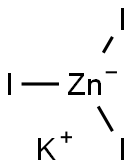 Zincate(1-), triiodo-, potassium Structural