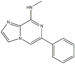Imidazo[1,2-a]pyrazin-8-amine, N-methyl-6-phenyl- Structural