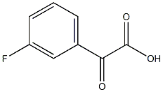 (3-fluorophenyl)(oxo)acetic acid Structural