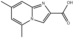 Imidazo[1,2-a]pyridine-2-carboxylic acid, 5,7-dimethyl- Structural