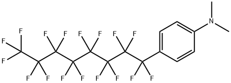 Benzenamine, 4-(heptadecafluorooctyl)-N,N-dimethyl- Structural
