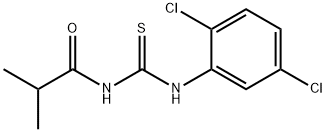N-{[(2,5-dichlorophenyl)amino]carbonothioyl}-2-methylpropanamide Structural