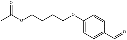 Benzaldehyde, 4-[4-(acetyloxy)butoxy]- Structural