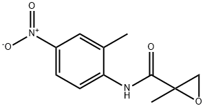 Oxiranecarboxamide, 2-methyl-N-(2-methyl-4-nitrophenyl)- Structural