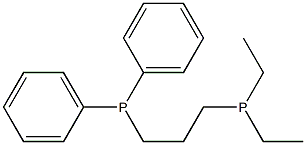 Phosphine, [3-(diethylphosphino)propyl]diphenyl- Structural