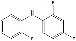 Benzenamine, 2,4-difluoro-N-(2-fluorophenyl)- Structural