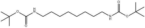 di-tert-butyl octane-1,8-diyldicarbamate Structural