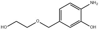 Phenol, 2-amino-5-[(2-hydroxyethoxy)methyl]- Structural