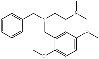 N-benzyl-N-(2,5-dimethoxybenzyl)-N',N'-dimethylethane-1,2-diamine Structural