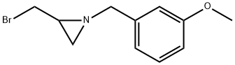 Aziridine, 2-(bromomethyl)-1-[(3-methoxyphenyl)methyl]- Structural