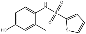 N-(4-hydroxy-2-methylphenyl)thiophene-2-sulfonamide Structural