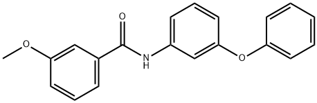 Benzamide, 3-methoxy-N-(3-phenoxyphenyl)- Structural