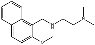 N-[2-(dimethylamino)ethyl]-N-[(2-methoxy-1-naphthyl)methyl]amine Structural