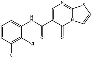 N-(2,3-dichlorophenyl)-5-oxo-5H-thiazolo[3,2-a]pyrimidine-6-carboxamide Structural
