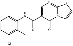 N-(3-chloro-2-methylphenyl)-5-oxo-5H-thiazolo[3,2-a]pyrimidine-6-carboxamide Structural