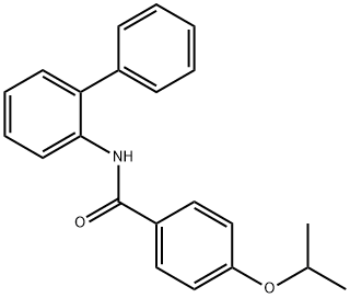 N-(biphenyl-2-yl)-4-(propan-2-yloxy)benzamide Structural
