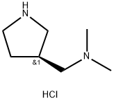 dimethyl({[(3S)-pyrrolidin-3-yl]methyl})amine dihydrochloride Structural