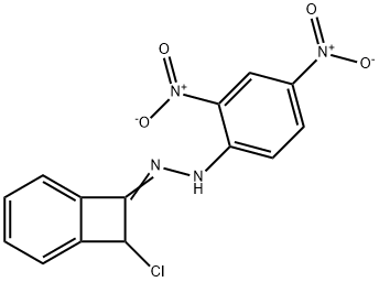 N-[(8-chloro-7-bicyclo[4.2.0]octa-1,3,5-trienylidene)amino]-2,4-dinitroaniline Structural