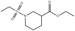 ethyl 1-(ethylsulfonyl)piperidine-3-carboxylate Structural