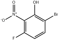 6-bromo-3-fluoro-2-nitrophenol Structural