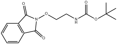 tert-butyl N-{2-[(1,3-dioxo-2,3-dihydro-1H-isoindol-2-yl)oxy]ethyl}carbamate Structural