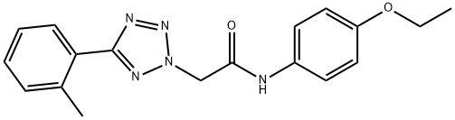 N-(4-ethoxyphenyl)-2-[5-(2-methylphenyl)tetrazol-2-yl]acetamide Structural
