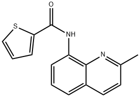 N-(2-methylquinolin-8-yl)thiophene-2-carboxamide Structural