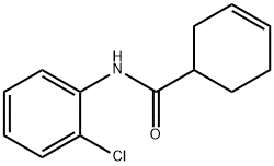 N-(2-chlorophenyl)-3-cyclohexene-1-carboxamide Structural