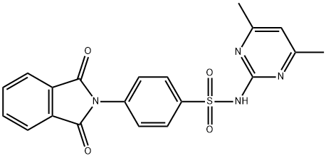 N-(4,6-dimethylpyrimidin-2-yl)-4-(1,3-dioxoisoindolin-2-yl)benzenesulfonamide Structural