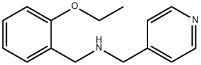 N-[(2-ethoxyphenyl)methyl]-1-pyridin-4-ylmethanamine Structural