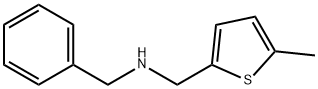 N-benzyl-N-[(5-methyl-2-thienyl)methyl]amine Structural
