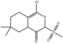 1-Chloro-3-methanesulfonyl-6,6-dimethyl-6,7-dihydro-5H-benzo[c]thiophen-4-one