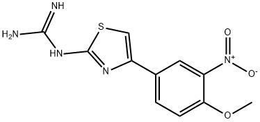 Guanidine, [4-(4-methoxy-3-nitrophenyl)-2-thiazolyl]- Structural