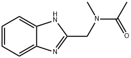 N-(1H-benzimidazol-2-ylmethyl)-N-methylacetamide Structural