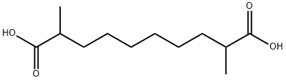 Decanedioic acid, 2,9-dimethyl- Structural