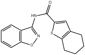 N-(1,2-benzoxazol-3-yl)-4,5,6,7-tetrahydro-1-benzothiophene-2-carboxamide Structural
