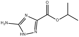 isopropyl 3-amino-1H-1,2,4-triazole-5-carboxylate Structural
