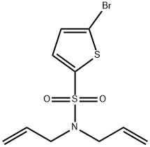 N,N-diallyl-5-bromo-2-thiophenesulfonamide Structural