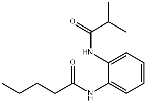 N-{2-[(2-methylpropanoyl)amino]phenyl}pentanamide Structural