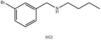 N-(3-bromobenzyl)-1-butanamine hydrochloride Structural