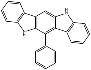 Indolo[3,2-b]carbazole, 5,11-dihydro-6-phenyl- Structural