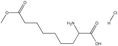 RS-2-amino-Nonanedioic acid 9-methyl ester hydrochloride Structural