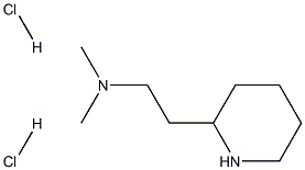 N,N-dimethyl-2-(2-piperidinyl)ethanamine dihydrochloride Structural