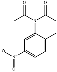 N-acetyl-N-(2-methyl-5-nitrophenyl)acetamide Structural