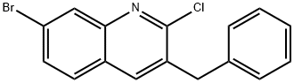 Quinoline, 7-bromo-2-chloro-3-(phenylmethyl)- Structural